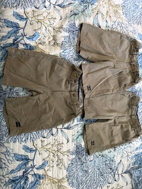 Khaki Cargo Shorts with Small Logo - Set of Four